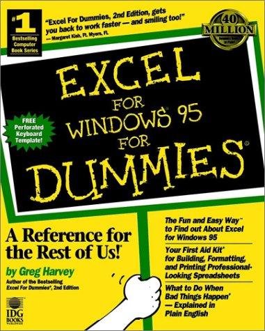 Excel For Windows 95 For Dummies