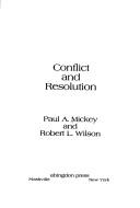 Conflict And Resolution (without dust jacket)