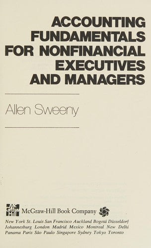 Accounting Fundamentals For Nonfinancial Executives And Managers