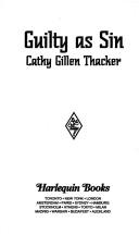 Guilty As Sin (Legal Thriller, Book 3) (Harlequin Intrigue Series #300)