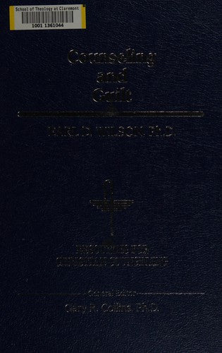 Counseling And Guilt (Resources For Christian Counseling)