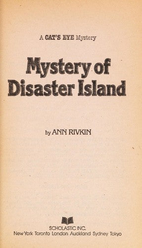 Mystery Of Disaster Island