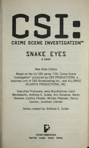 Snake Eyes (Csi)