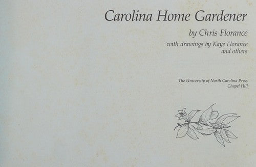 Carolina Home Gardener