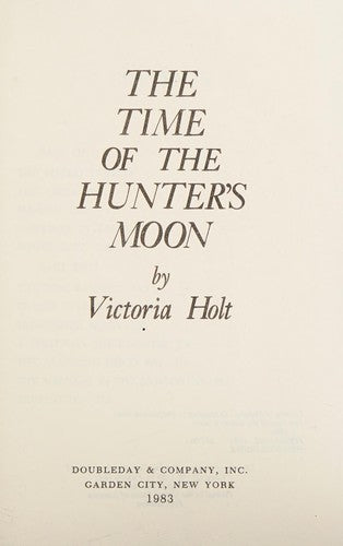 The Time of the Hunter's Moon