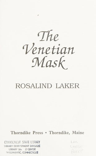 The Venetian Mask (Large Print)