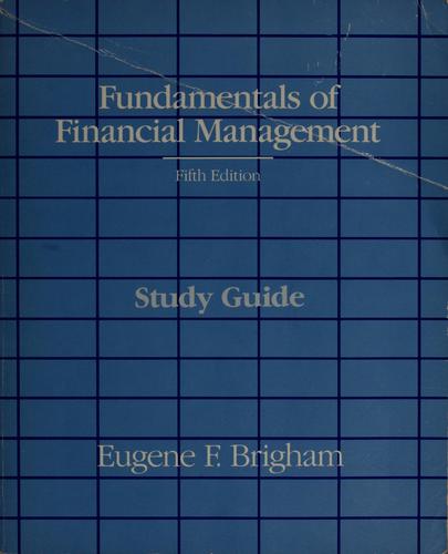 Fundamentals Of Financial Management: (Workbook)