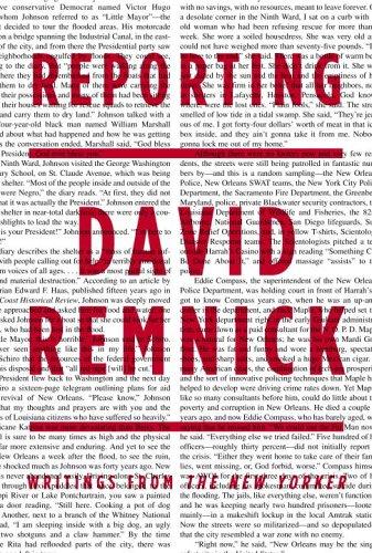 Reporting: Writings From The New Yorker: writings from The New Yorker