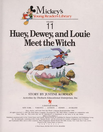 Huey, Dewey, Louie (Mickey's Young Readers Library Vol. 11)