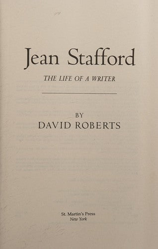 Jean Stafford (Vermilion Books)