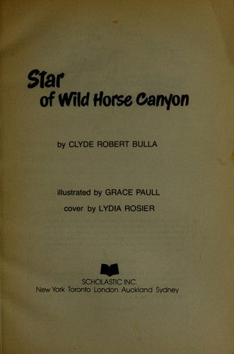 Star Of Wild Horse Canyon