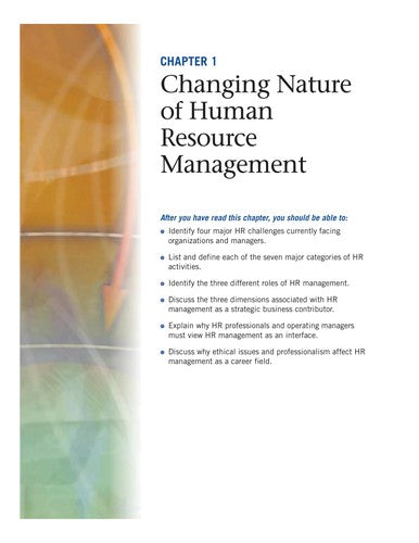 Human Resource Management ( with CD )