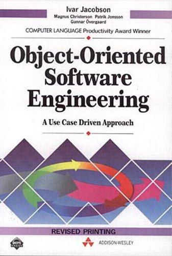 Object Oriented Software Engineering: A Use Case Driven Approach (Acm Press)