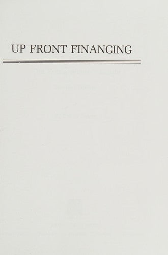Up Front Financing