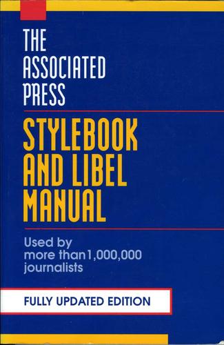 Stylebook And Libel Manual