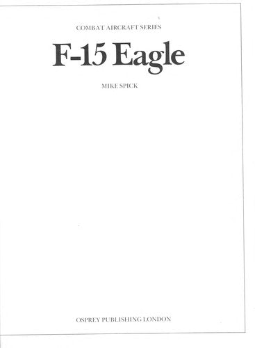 F-15 Eagle (Combat Aircraft, 1)