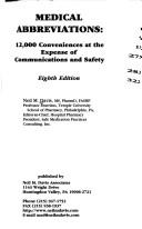 Medical Abbreviations: 12,000 Conveniences At The Expense Of Communications And Safety