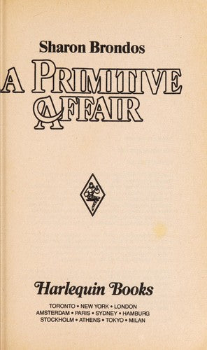 A Primitive Affair (Harlequin Superromance No. 215)