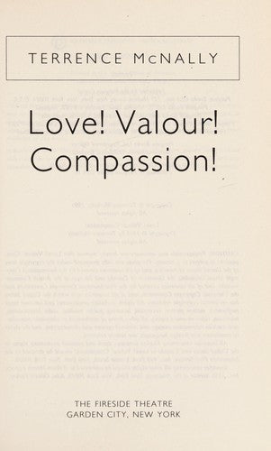 Love! Valour! Compassion!