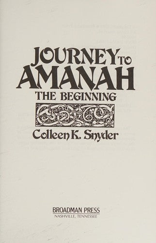 Journey To Amanah: the beginning
