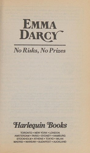 No Risks, No Prizes ( A Year Down Under) (Harlequin Presents, No 1570)