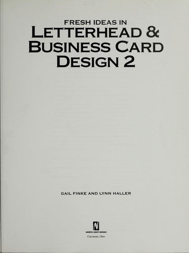 Fresh Ideas In Letterhead & Business Card Design 2