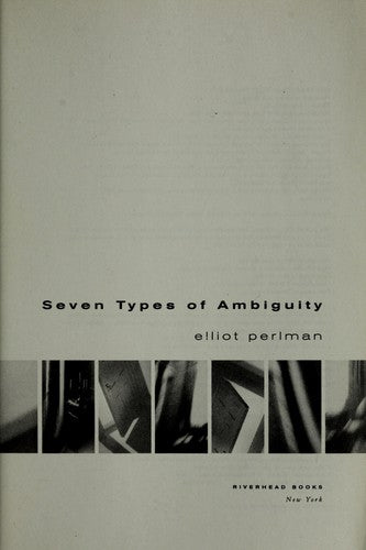 Seven Types Of Ambiguity