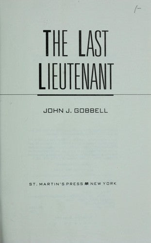 The Last Lieutenant