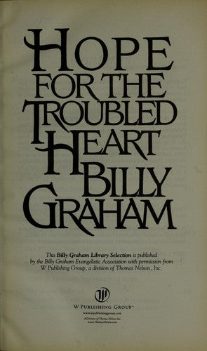 Hope For The Troubled Heart