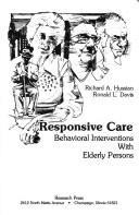 Responsive Care: behavioral interventions with elderly persons