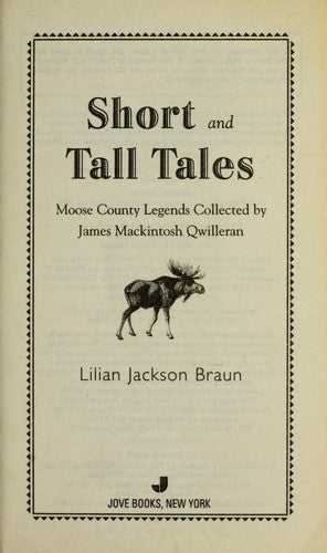 Short And Tall Tales: Moose County Legends