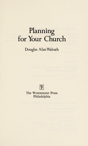 Planning For Your Church
