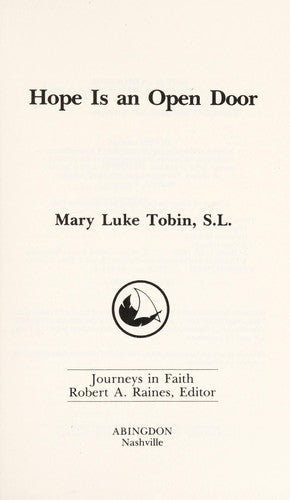 Hope Is An Open Door (Journeys In Faith)
