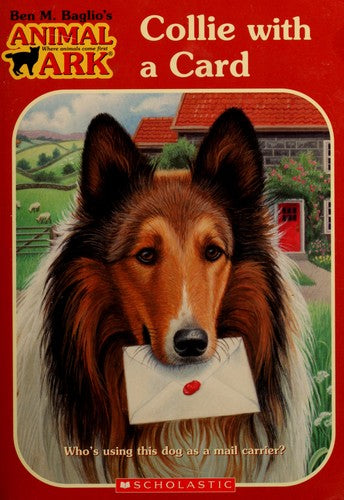 Animal Ark Collie with a Card