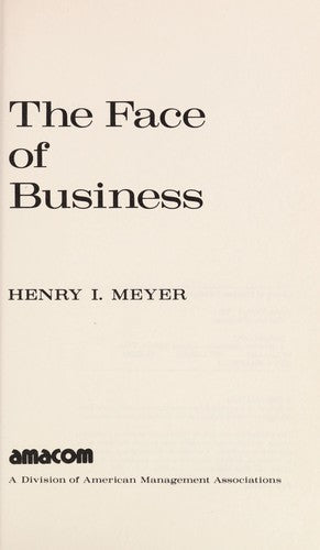 The Face Of Business