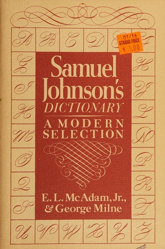 Samuel Johnson's Dictionary: A Modern Selection