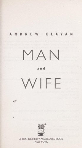 Man And Wife