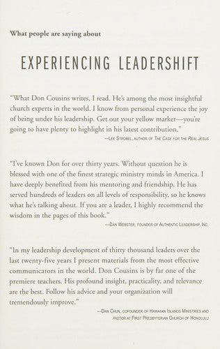 Experiencing Leadershift: Letting Go Of Leadership Heresies