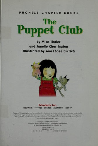 The Puppet Club (Phonics Chapter Books)