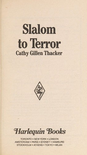 Slalom To Terror (Harlequin Intrigue, No 137)