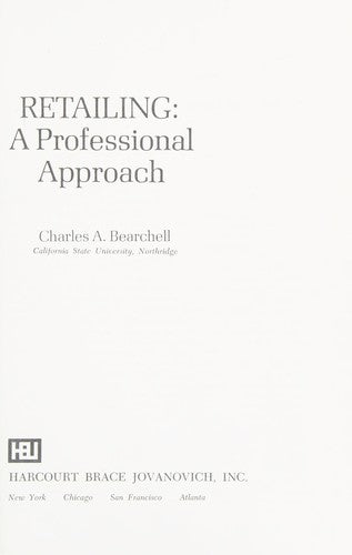 Retailing: A Professional Approach