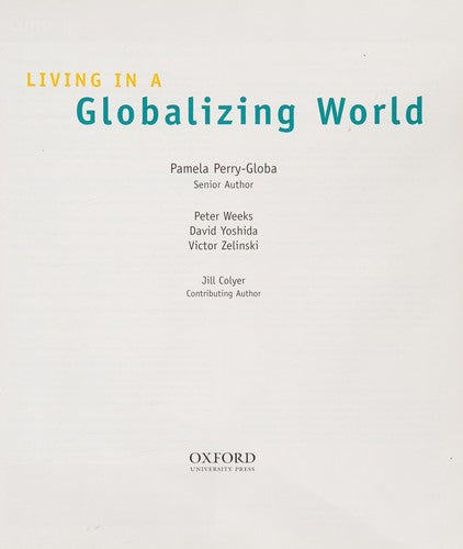 Living In A Globalizing World