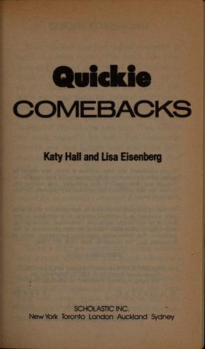 Quickie Comebacks