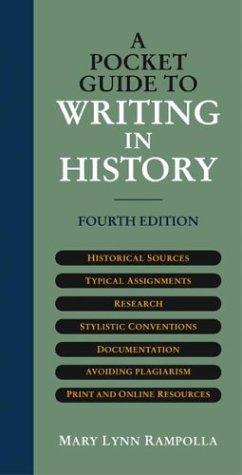 A Pocket Guide To Writing In History