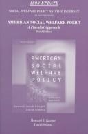 Social Welfare Policy And The Internet, 1999 Update