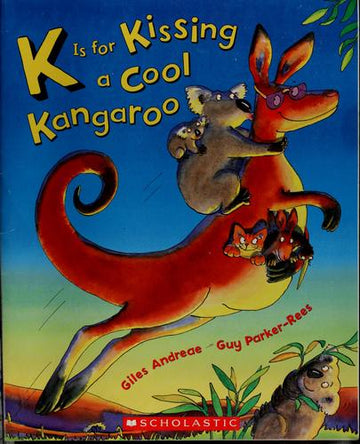 K Is For Kissing A Cool Kangaroo