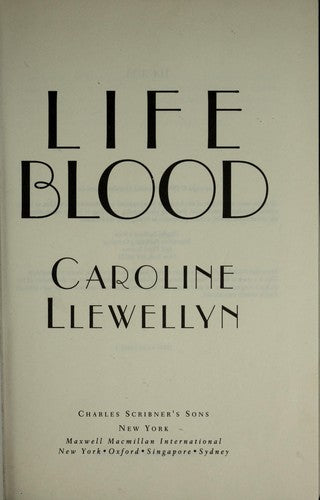 Life Blood: A Novel Of Suspense