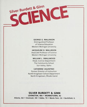 Silver Burdett & Ginn  Science