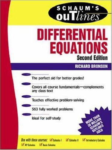 Schaum's Outline Of Differential Equations