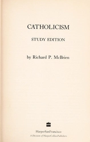 Catholicism Study Edition